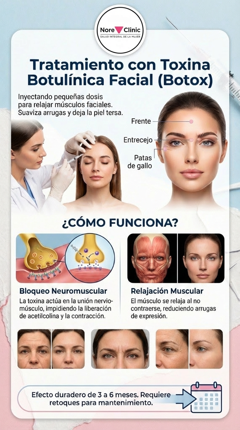Tratamiento con Toxina Botulínica (Botox) en Cartagena | Nore Clinic