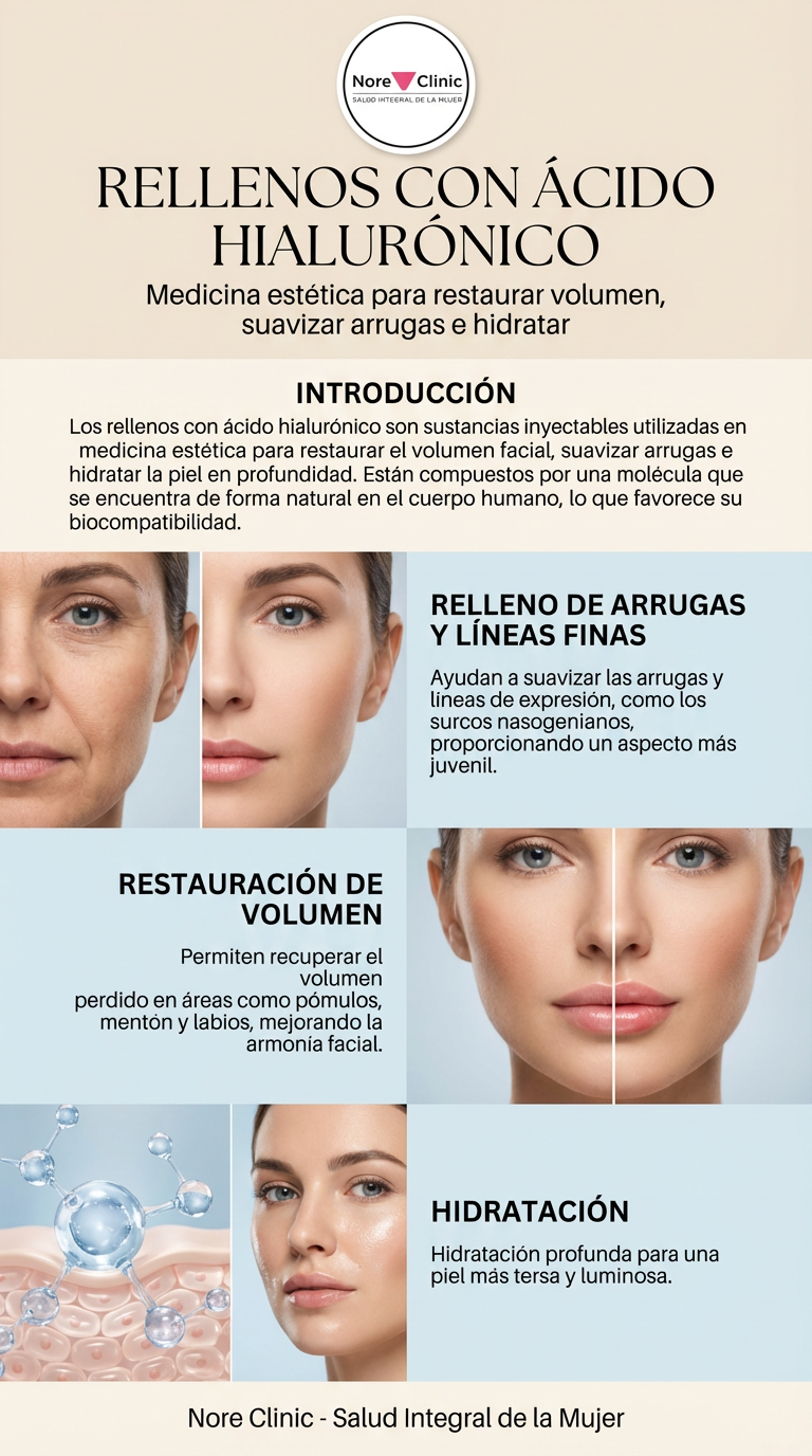 Rellenos Faciales con Ácido Hialurónico en Cartagena | Nore Clinic