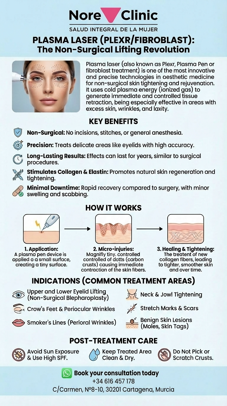 Plasma Laser (Plexr/Fibroblast) in Cartagena: The Non-Surgical Lifting Revolution