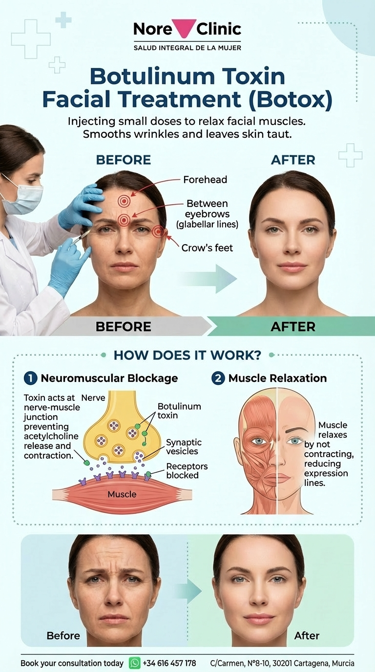 Botulinum Toxin Facial Treatment (Botox) in Cartagena: Smooth Wrinkles Naturally