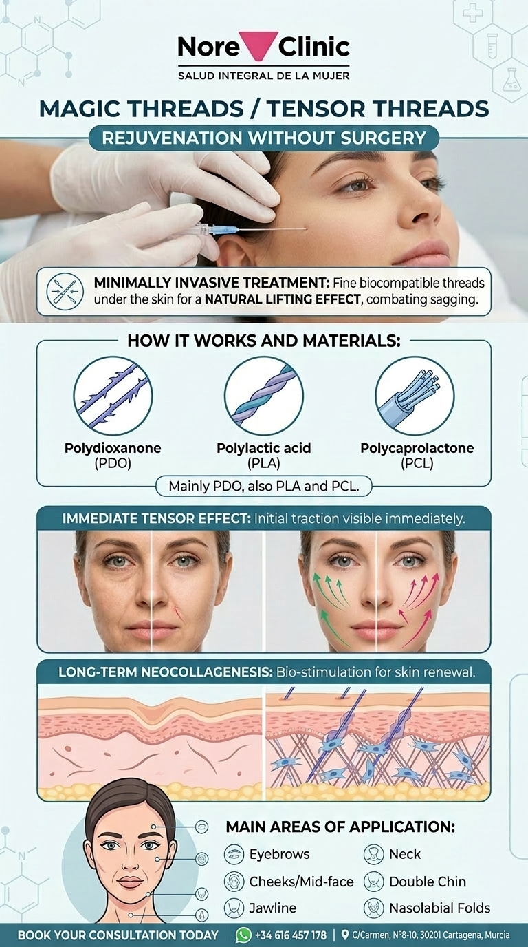 Magic Threads in Cartagena | Non-Surgical Facial Rejuvenation | Nore Clinic