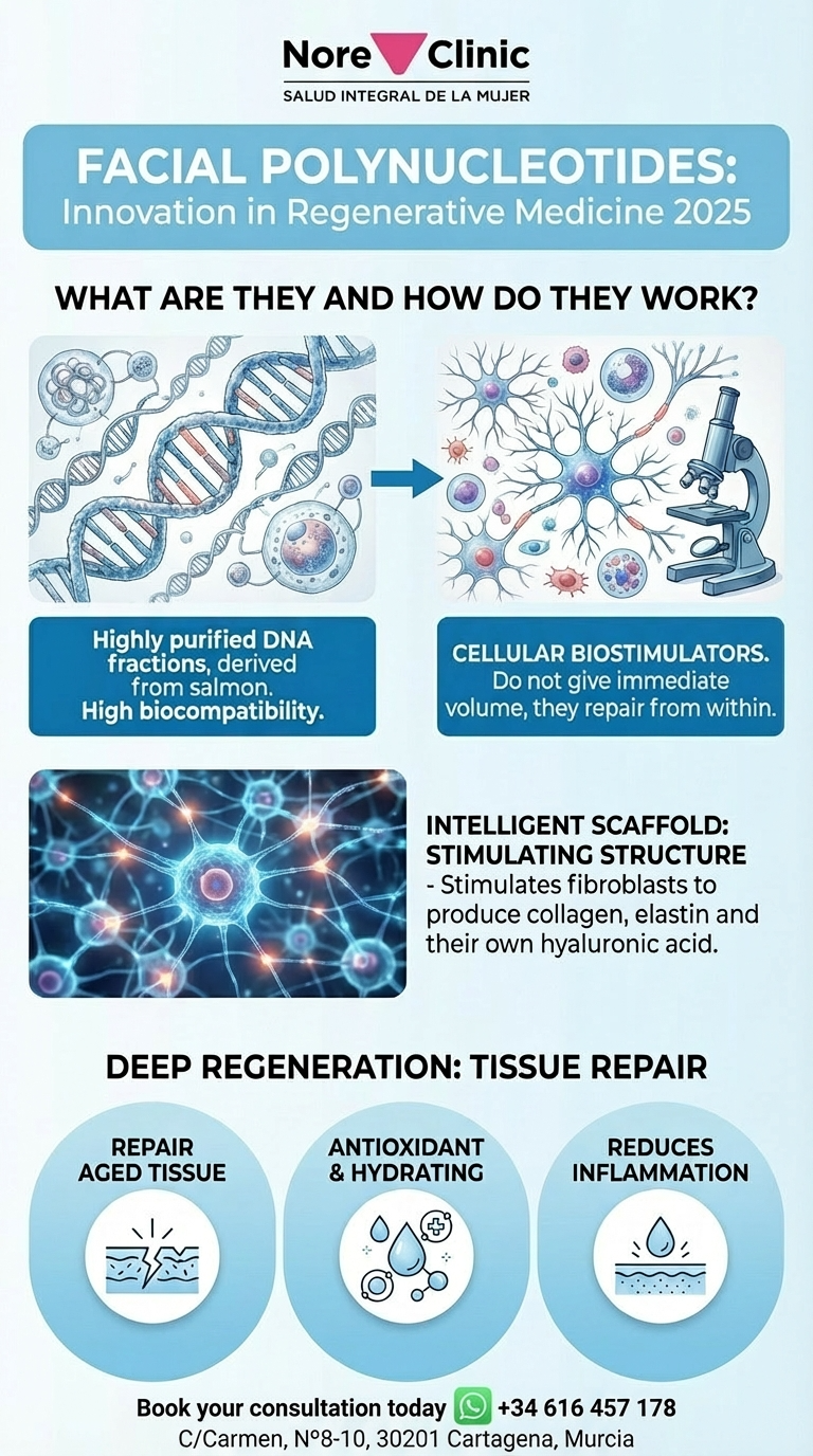Facial Polynucleotides in Cartagena: Advanced Regenerative Medicine 2025 | Nore Clinic